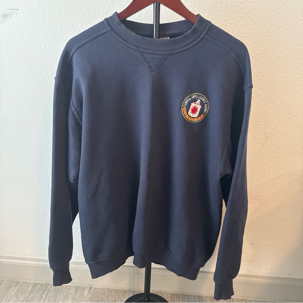 Vintage 90's Central Intelligence Agency CIA Jerzees Zclass Sweatshirt Crewneck